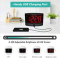 ANJANK Extra Loud Alarm Clock for Heavy Sleepers, Wireless Bed Shaker, Vibrating Dual Alarm, Deaf and Hearing-Impaired, Adjustable