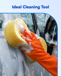 Temede 5-Pack Car Wash Sponges, 9.1" X 4.3" X 2.4" Large Sponges, Extra Thick Foam Kit for All-Purpose Cleaning, Ideal Washing Sponges for