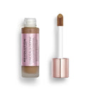 Makeup Revolution Conceal & Define Foundation, Cream Foundation Makeup, Full Coverage, for Medium Skin Tones, Vegan & Cruelty-Free, F7, 23Ml