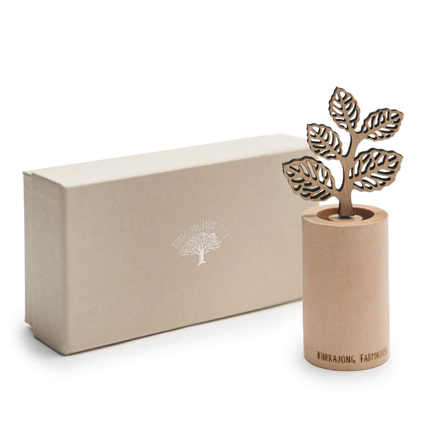 Kurrajong Farmhouse Essential Oil Diffuser | Flower Diffuser | Wooden Reed Diffuser Stick | 6" Small Reed Diffuser | Aro