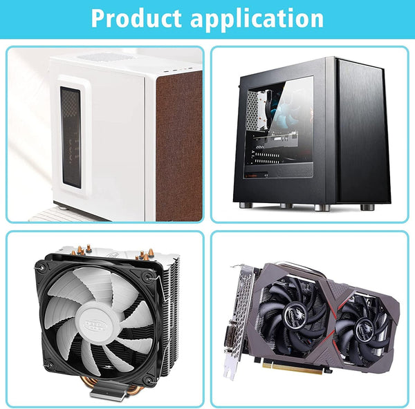 [4 Pack] 280X140Mm PC Case Dust Mesh Filter, Magnetic Frame Computer Fan Dust Mesh PC Cooler Filter Dustproof PVC Cover Grills - Black