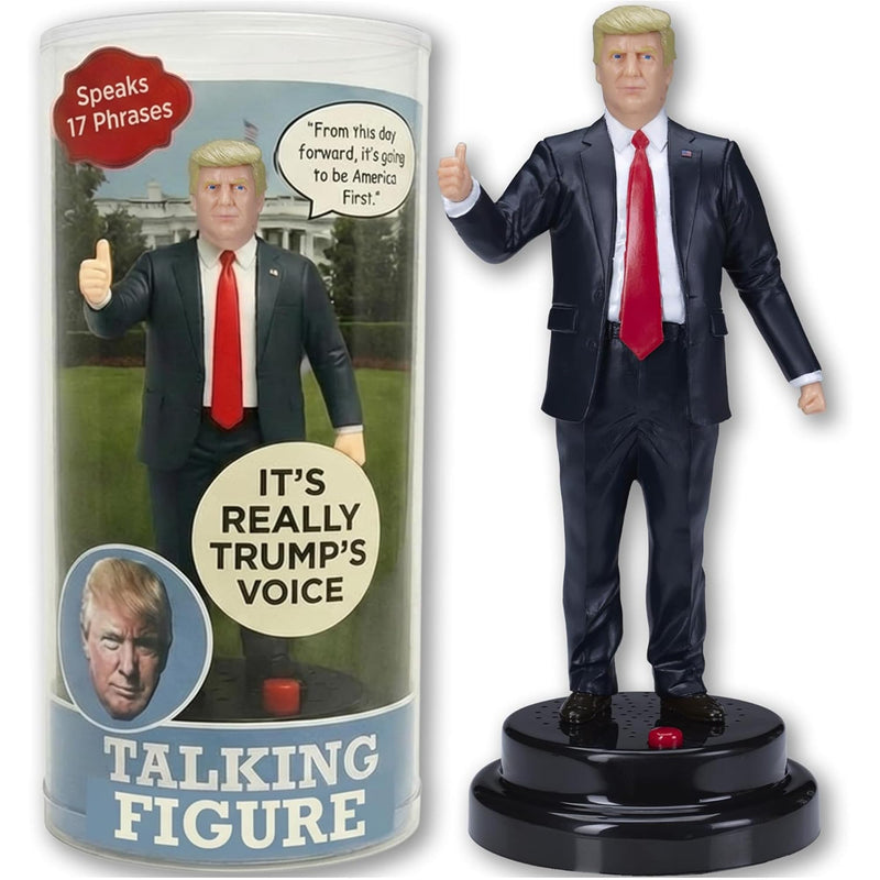 Talking Donald Trump Figure Speaks Multiple Lines in Donalds Real Voice - Trump Fathers Day, Presidential Desktop Collection, Unique Patriotic Dad