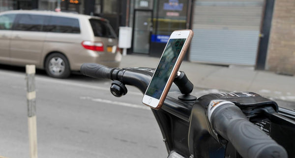 The Original Dual Magnetic Movable Phone Holder and Tablet Mount (Matte Black)