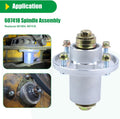 3 Pack 607418 Spindle Assembly with 604664 Pulley Replaces Hustler 607418 Spindle 607418, 601804 Hustler 601804 Spindle Assembly, Hustler Raptor