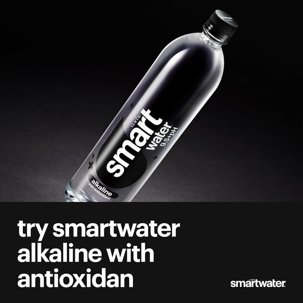 Smartwater Vapor Distilled Premium Water , 16.9 Fl Oz (Pack of 6)