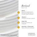 Advanced Clinicals Retinol Body Lotion & Face Moisturizer | Visible anti Aging Skin Care Retinol Body Cream for Women & Men Targets Look of Fine