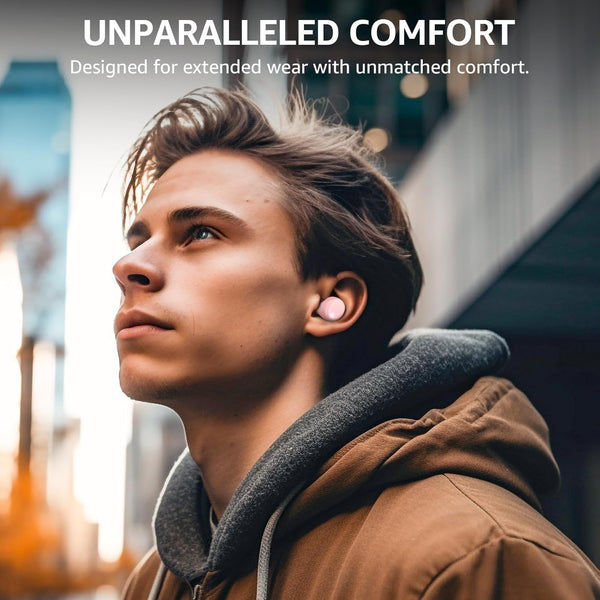 TOZO T6 Wireless Earbuds Bluetooth 5.3 Headphones, Ergonomic Design in Ear Headset, 50Hrs Playtime with Wireless Charging Case, APP EQ