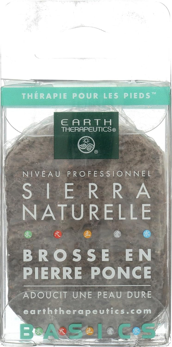 Earth Therapeutics Pumice Stone with Brush, 1 EA