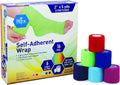 MED PRIDE Self Adhesive 3''X 5 Yards Bandage Wrap (16 Rolls) - Athletic Flex Tape First Aid - Self Adhering Knee Ankle Wrist Bandage Wraps -