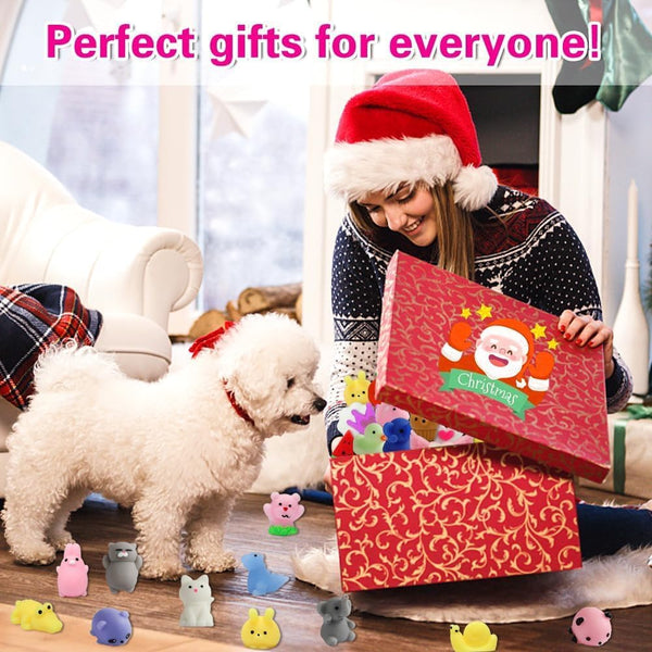 80Pcs Party Favors for Kids 4-8, Kawaii Squishies Mochi Squishy Toy Bulk Fidget Sensory Toys Birthday Gifts for Boys Girls Goodie Bag Christmas