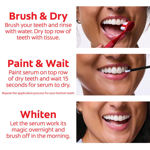 Colgate Optic White Overnight Teeth Whitening Pen, Hydrogen Peroxide Teeth Whitening Pen, Visibly Whiter Teeth in Just 1 Week When Used as