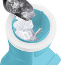 Nostalgia Coca-Cola Snow Cone Shaved Ice Machine - Retro Table-Top Slushie Machine - Includes 1 Reusable Plastic Cup and Ice Mold, Coke Blue
