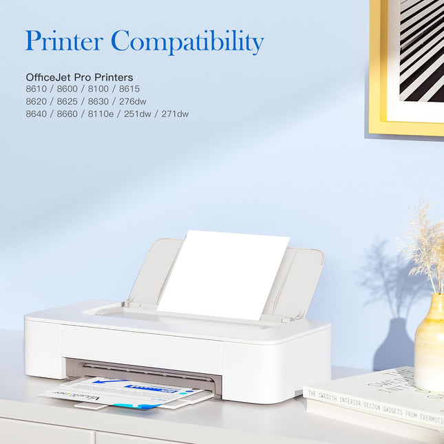 Valuetoner Compatible Ink Cartridge Replacement for HP 950XL 951XL 950 XL 951 XL for Officejet Pro 8600 8610 8100 8615 8