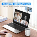 Magnetic Phone Holder for Laptop for Magsafe for Iphone 16/15/14/13/12 & All Phones, 180Â°Adjustable Phone Side Mount for Computer Monitor for