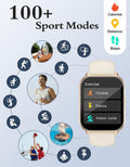 RUIMEN Smart Watches for Women Men (Answer/Make Calls), 1.8" Smartwatch for Ios/Android Phones, Fitness Tracker Heart Rate/Sleep Monitor Digital