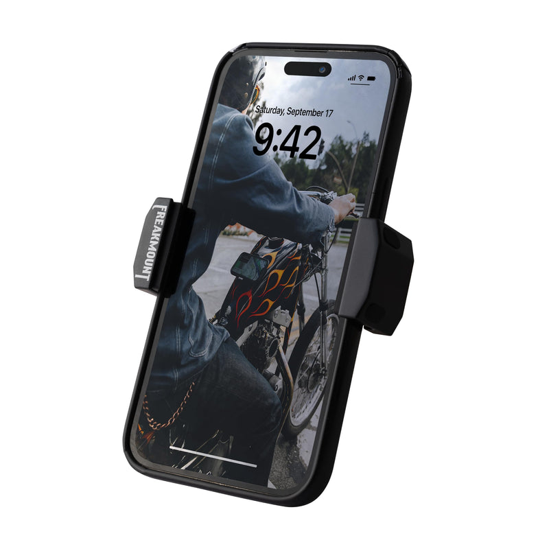 FREAKMOUNT Magnetic Motorcycle Phone Mount - Compatible with Harley Davidson - Premium Billet Aluminum Holder for Gas Tank, High-Speed Magnet