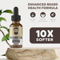 Crafted Beards Beard Oil Beard Oil Conditioner - Leave Your Beard Feeling Amazing - All Natural Ingredients - No Residue - Mustache Oil - 1Oz -