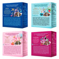 LOVARE Assorted Tea Variety Pack of 60 Pyramids - Made in Ukraine - Set of 4 Pyramid Tea Bags Boxes â 1001 Nights, Strawberry Marshmallow,