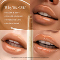 Nature Republic HONEY MELTING LIP GLITTER & PLUMPING (16 MIDNIGHT SPARKLE) SOFT LIP STICK Moisturizing Gloss, Volumizing Formula, Color Changing