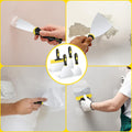 Dekeones Putty Knife Set, 4PCS Stainless Steel Scraper Paint Tool with Comfortable Grip for Drywall Repair, Wallpaper Removal and Plaster
