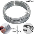 Vinyl Coated Picture Hanging Wire #4 100-Feet Braided Picture Wire Heavy,Supports up to 50Lbs for Photo Frame Picture,Artwork,Mirror Hanging(1.5Mm