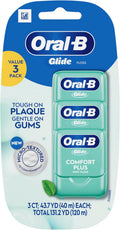Oral-B Glide Pro-Health Comfort plus Floss, Mint, 3 Ct