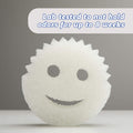 Scrub Daddy Sponge - Dye Free - Scratch-Free Scrubber for Dishes and Home, Odor Resistant, Soft in Warm Water, Firm in Cold, Deep Cleaning,