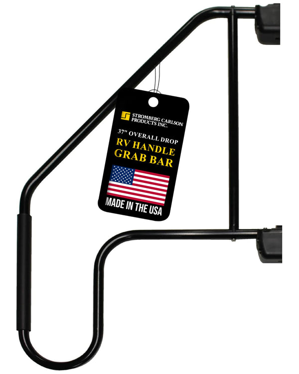 Stromberg Carlson AM-533 Lend-A-Hand Extended Assist Rail - RV Handrail, RV Handle Grab Bar by Door, Camper Hand Rail, RV Step Handrail, Trailer
