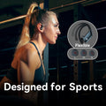 Bmani Wireless Earbuds Bluetooth Headphones 48Hrs Play Back Sport Earphones with LED Display Over-Ear Buds with Earhooks Built-In Mic Headset for