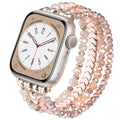 MOFREE Beaded Bracelet Compatible with Apple Watch Band 38Mm/40Mm/41Mm/42Mmï¼Series 10ï¼ 9/8/7/SE/6/5/4/3/2/1 Women Fashion Handmade Elastic Stretch