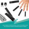 Manicure Set, Professional Nail Clippers Pedicure Kit 26 Pieces Nail Care Tools for Travel & Grooming (Brown)