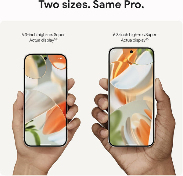 Google Pixel 9 Pro XL - Unlocked Android Smartphone with Gemini, Triple Rear Camera System, 24-Hour Battery, and 6.8" Super Actua Display - Hazel