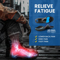 Pcssole Orthotic High Arch Support Insoles, Comfort Gel Work Boot Insert for Flat Feet, Plantar Fasciitis, Feet Pain, Heel Spur