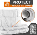 White Tissue Paper for Gift Bags, White Tissue Paper Bulk - 960 Sheets 15" X 20" 10Lb Newsprint for Packing, Birthday Gift Box Filler, Packing
