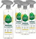 Seventh Generation All Purpose Cleaning Spray Surface Cleaner Lemon Chamomile Scent Cuts Grease 23 Oz, Pack of 4