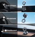 2026 Upgraded Vacuum Magnetic Car Phone Holder 360Â° Reinforced 96LBS Ultra Suction Cup Phone Mount for Magsafe Cell Phone Holders for Your