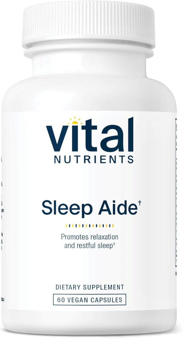 Vital Nutrients | Vegan Sleep Supplement | Promotes Relaxation and Restful Sleep | Natural for Adults | Soothing Lavender Scent | Gluten, Dairy,