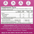 Llama Naturals Kids Probiotic with Prebiotic Fiber, Vegan, Organic Prebiotics and Probiotics Gummies for Gut Health Support, Toddler Real Fruit