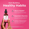 Maryruth Organics Vitamin B Complex | B Vitamins Complex | Biotin | Vitamin B12 | Niacin | Folate | Metabolic Support Supplement | Vegan | USDA
