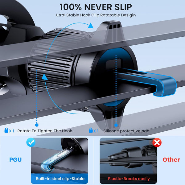 PGU for Magsafe Car Mount, [Strongest Magnets][Unlimited Angles] Magnetic Phone Holder for Car Vent Cell Phone Holder Car Mount for Iphone 12/13