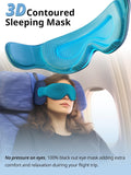 Travel Pillows for Airplanes, FSA HSA Eligible Approved Travel Accessories for Long Flight, Car Travel Pillow for Kids, Eye Mask for Sleeping