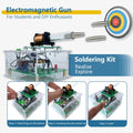 EIELE Soldering Practice Kits Electromagnetic Emitter DIY Soldering Project Electronic Kits Mini Voltage Converter Module Suitable for Students