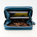 Small Wallet for Women, Genuine Leather RFID Blocking Credit Card Holder Slim Compact Coin Purse Women'S Wallets with ID Window 8 Card Slots