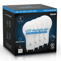 Great Eagle GU24 Led Bulb - A19 Shape, 9W (60W Equivalent), Dimmable, 5000K Daylight, UL Listed, Twist-In Light Bulb, 2 Prong Light Bulbs (4-Pack)