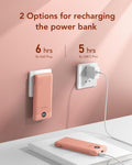 VEGER Portable Charger for Iphone Built in Cables and Wall Plug, 10000Mah Slim Fast Charging USB C Power Bank, Travel Essential Battery Pack