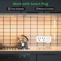 Maylit under Cabinet Lights Plug In, 3 Pcs 12 Inch Ultra Thin under Cabinet Lighting, Super Bright Warm White under Counter Lights for Kitchen,