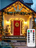 4 Pack 100 LED Fairy Lights Battery Operated with Remote, 33FT Waterproof Twinkle Lights with Timer & 8 Modes, Fairy String Light Outdoor Indoor