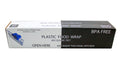 Plastic Food Wrap- 800 SQ. FT. Bpa-Free, Includes Optional Slide Cutter, Extra Cling and No Mess, Clear