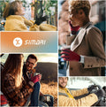 SIMARI Winter Gloves Women Men Ski Snow Gloves Liner Thermal Warm Touch Screen, Suit for Running, Cycling, Biking, Hiking, Driving, Walking,