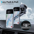 Apps2Car Magnetic Phone Mount, Dashboard Windshield Suction Cup Car Phone Holder Phone Mount with 6 Strong Magnets, Adjustable Telescopic Arm,